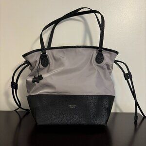 Radley London Dane Park Gray Black Medium Nylon Tote